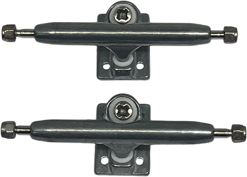 LEEFAI Pro Fingerboard Trucks 29/32/34/36mm G4-Raw Metal Color-Inverted Kingpin with Hardware (26mm) - Image 1